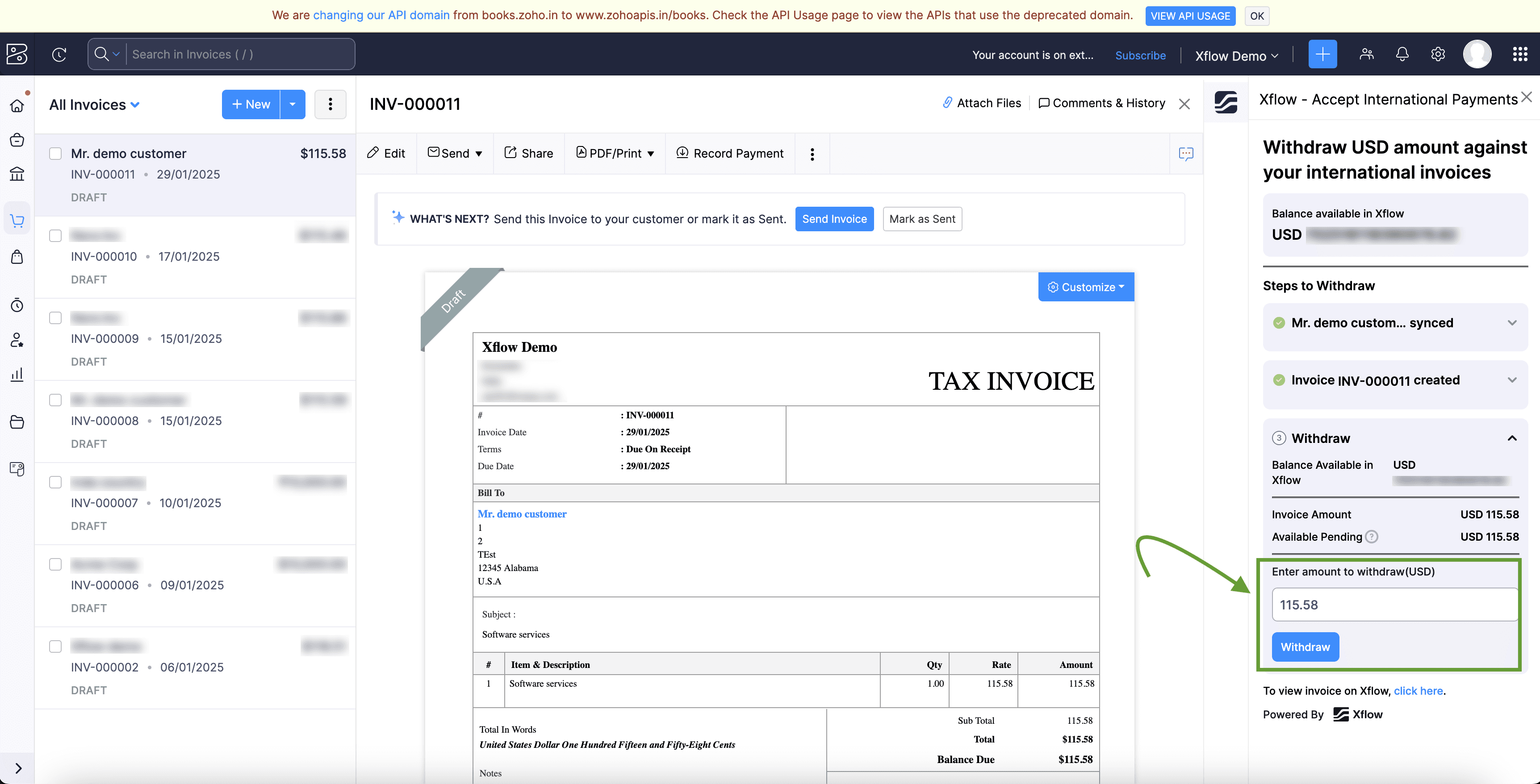 invoice-withdraw